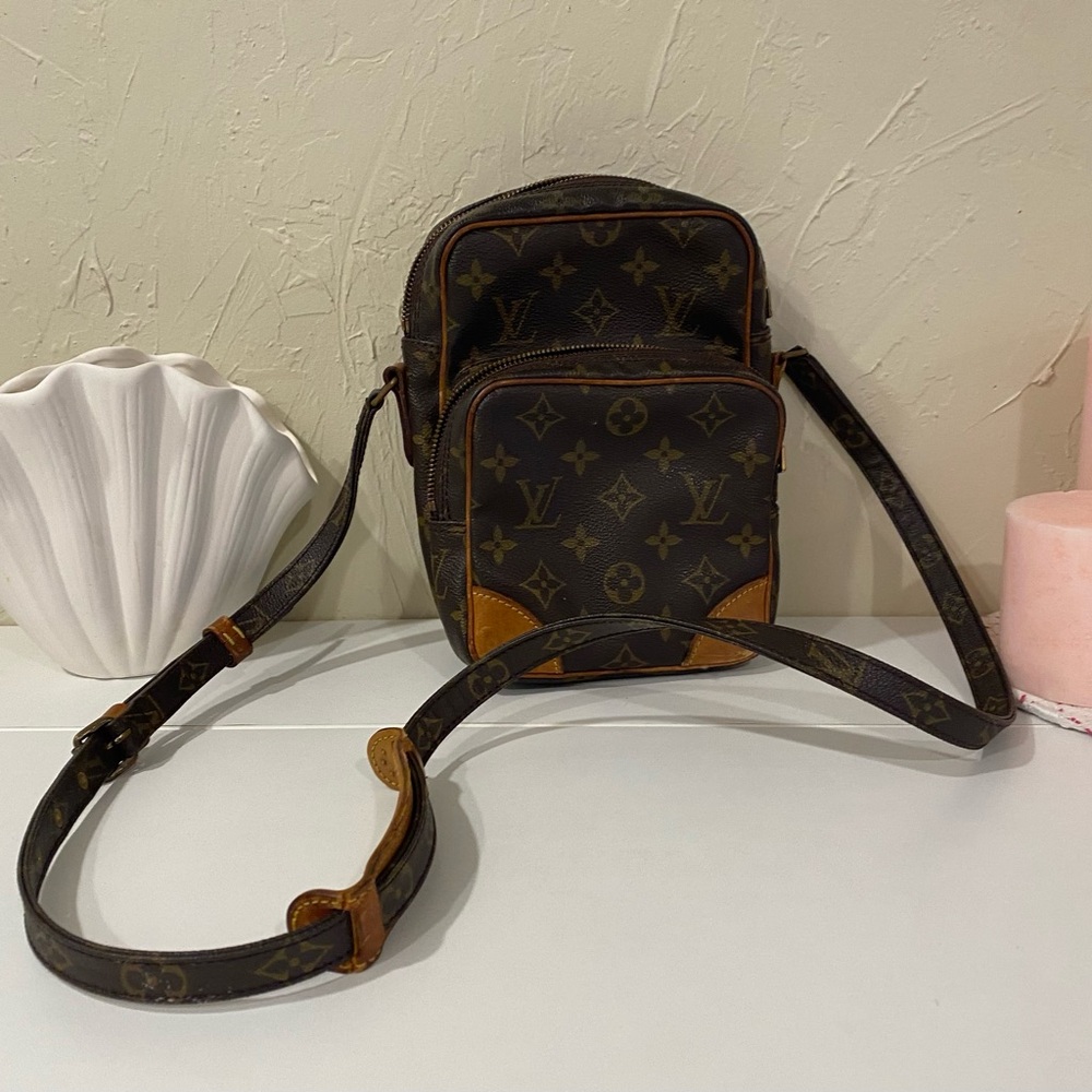 Louis Vuitton Dark Brown Monogram Crossbody Bag